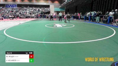 100 lbs Round Of 32 - Micah Wright, Silver State Wrestling Academy vs JESSE VELASCO, OCRTC