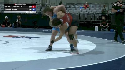 235 lbs Cons. Semis - Isabella Lorenzana, Surfside X Wrestling vs Caylee Miller, Cornerstone Wrestling Club