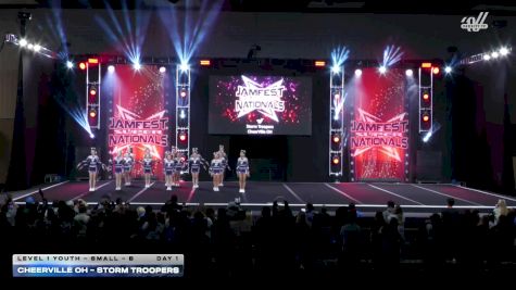 CheerVille OH - Storm Troopers [2026 L1 Youth - Small - B DAY 1] 2026 JAMfest Cheer Super Nationals