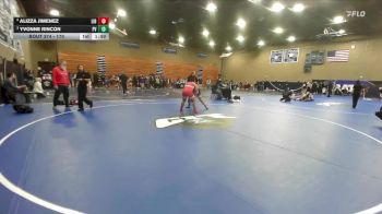 170 lbs Semifinal - Yvonne Rincon, Pioneer Valley vs Alizza Jimenez, Liberty
