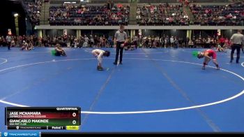 85 lbs Quarterfinal - Giancarlo Makinde, USA Mat Club vs Jase McNamara, Zumbrota-Mazeppa Cougars