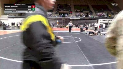 133 lbs Final - Ethan Berginc, Army vs Jake Crapps, Army