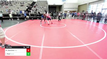 184-H lbs Round Of 32 - Michael Sanchez, Pro Ex vs Ivan Neal, McDonald Wrestling Academy