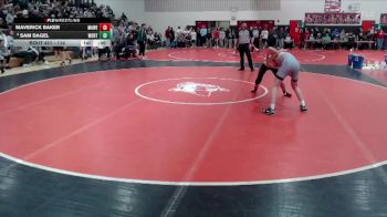 114 lbs Cons. Round 4 - Sam Dagel, Worthington vs Maverick Baker, Mankato West