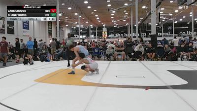 128 lbs 5th Place - Zane Crouse, Team Nauman Silver Fox - HSC vs Shane Young, Revival Pink - HSC