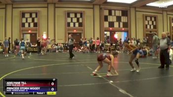 110 lbs Round 4 (10 Team) - Adelynne Till, MGW- Blue Raz vs Princess Storm Woody, MGW- Mango Bango