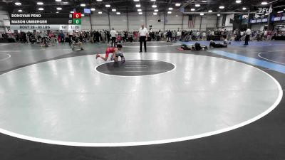 85 lbs Round Of 64 - Donovan Peno, RI vs Mason Umberger, CT