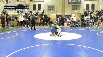 120 lbs 5th Place - Michael Bouchard, Mt. Hope vs Colby Grenon, Bristol-Plymouth