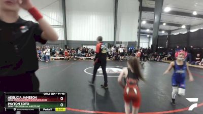 44-48 lbs Round 2 - Adelicia Jameson, Sons And Daughters Wrestling Club vs Payton Soto, Sunnyside Ironman Wrestling