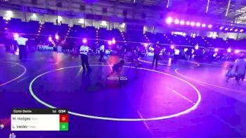 61 lbs Consolation - Maddox Hodges, Next Level Wr Ac vs Lealani Valdez, Pomona Elite