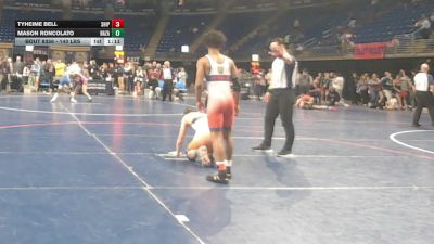 140 lbs Final - Tyheime Bell, Shippensburg vs Mason Roncolato, Nazareth