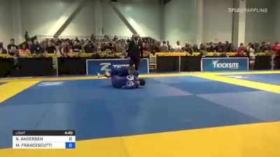 NORMAN ANDERSEN vs MARK FRANCESCUTTI 2021 World Master IBJJF Jiu-Jitsu Championship
