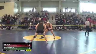 174 lbs Cons. Semi - Reid Colella, The College Of New Jersey vs Joe Paul, Johns Hopkins University
