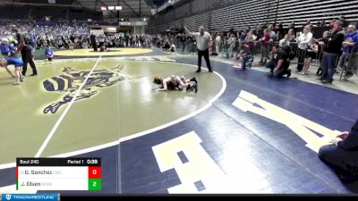 62 lbs Cons. Round 1 - Devin Sanchez, Forks Wrestling Club vs Jude Olsen, Sumner Panthers Jr. Wrestling