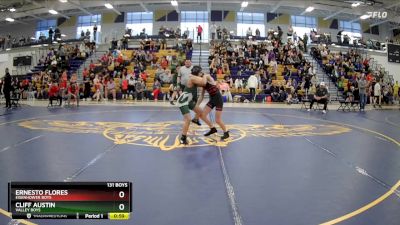 131 Boys Cons. Round 1 - Ernesto Flores, Eisenhower Boys vs Cliff Austin, Valley Boys