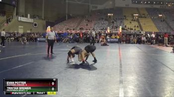 141 lbs 2nd Wrestleback (16 Team) - Tristan Bremer, Providence (Mont.) vs Evan Potter, Southern Oregon