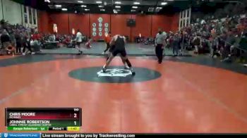 160 lbs Champ. Round 2 - Chris Moore, McHENRY vs Johnnie Robertson, Carol Stream (GLENBARD NORTH)