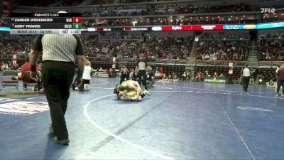 3A-190 lbs Cons. Round 4 - Andy Franke, Muscatine vs Zander Wedemeier, Waverly-Shell Rock