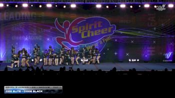 CDX Elite - Code Black [2026 L3 Junior - D2 - Medium Day 1] 2026 Spirit Cheer Grand Nationals