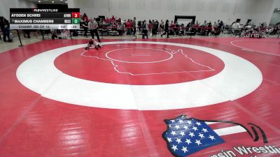 86 lbs Champ. Rd Of 16 - Aydden Schrei, Aviators Wrestling vs Maximus Chambers, Wisconsin