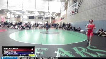 112 lbs Round 1 - Xoey Zollinger, East Idaho Elite vs Tommy Stone, All In Wrestling Academy