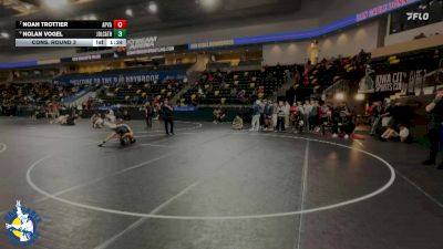 157 lbs Cons. Round 3 - Nolan Vogel, Joliet (Catholic Academy) vs Noah Trottier, Apple Valley