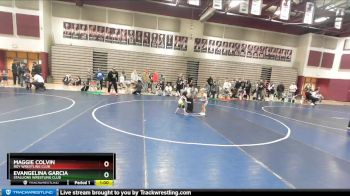 29-35 lbs Round 1 - Evangelina Garcia, Stallions Wrestling Club vs Maggie Colvin, Roy Wrestling Club