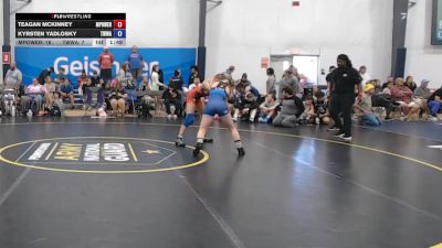 50 lbs Rr Rnd 2 - Teagan McKinney, MPOWER Girls Wrestling Club - W vs Kyrsten Yadlosky, Team Worldwide - W