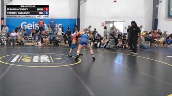 50 lbs Rr Rnd 2 - Teagan McKinney, MPOWER Girls Wrestling Club - W vs Kyrsten Yadlosky, Team Worldwide - W