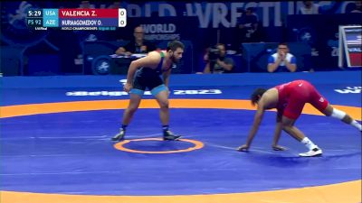 92 kg 1/4 Final - Zahid Valencia, United States vs Osman Nurmagomedov, Azerbaijan
