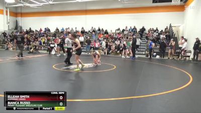 J-5 lbs Cons. Semi - Bianca Russo, Mount Pleasant Wrestling Club vs Elleah Smith, Hammerin Hawks