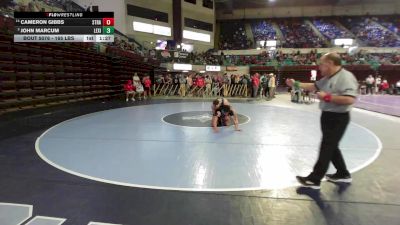 165 lbs Round Of 16 - Cameron Gibbs, Stratford vs John Marcum, Lexington