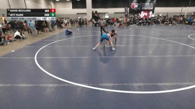 113 lbs Champ. Rd Of 32 - David McClurg, Granite Hills High School Wrestling vs Jett Kline, Stillwater High School Wrestling