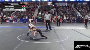 76 lbs Champ. Round 1 - Holden Helms, Ark City vs Kevin Salgado, Gray County