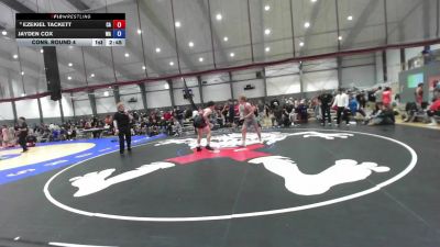 Junior Boys GR - 190 lbs Cons. Round 4 - Ezekiel Tackett, CA vs Jayden Cox, WA