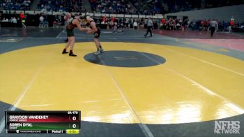 6A-170 lbs Cons. Round 2 - Graydon Vandehey, Forest Grove vs Soren Dyal, Sandy