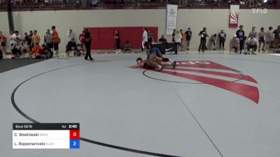 74 kg Consi Of 64 #2 - Colton Washleski, Bronc Wrestling Club/Prtc vs Loranzo Rajaonarivelo, Glenville State