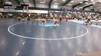157 lbs Champ. Round 1 - James Calabrese, Bridgewater State vs Logan Hurwitt, Muhlenberg