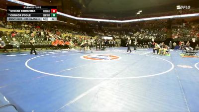 215 Class 3 lbs Cons. Round 3 - Stevan Benhumea, McDonald County vs Connor Poole, Central (Cape Girardeau)