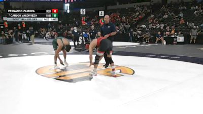 150 lbs Round Of 32 - Fernando Zamora, McLane (CS) vs Carlos Valdiviezo, Poway (SD)