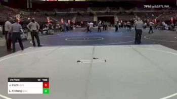 132 lbs 3rd Place - Luke Ahrberg, Cushing vs Jager Eisch, Askren Wrestling Academy