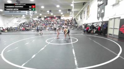 150 lbs Champ. Round 2 - Roderick Martinez, South El Monte vs Hunter Artim, Santa Margarita