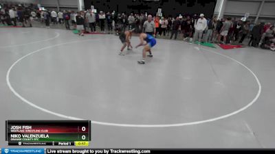 150 lbs Semifinal - Josh Fish, Westlake Wrestling Club vs Niko Valenzuela, Orange County RTC