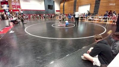 95-101 lbs Quarterfinal - Hailey Robinson, Thermopolis Middle School vs Evalina Garcia, Lovell Middle School