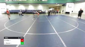 100 lbs Consolation - Melvin Miller, PA vs Leo Pezone, PA