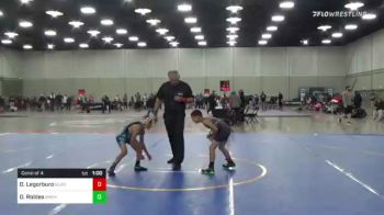 70 lbs Consi Of 4 - Damian Legorburo, Gladiator Wrestling vs Daniel Robles, Mayhem Wrestling