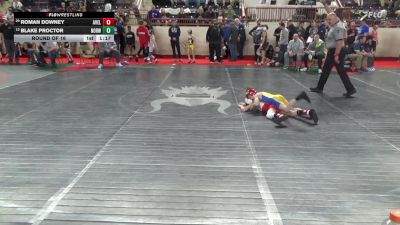 65_B lbs Round Of 16 - Roman Downey, Avella vs Blake Proctor, Norwin