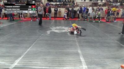 65_B lbs Round Of 16 - Roman Downey, Avella vs Blake Proctor, Norwin