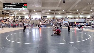 A 190 lbs Cons. Round 2 - Sylas McGowen, Tullahoma High School vs Aaron Estes, Munford High School