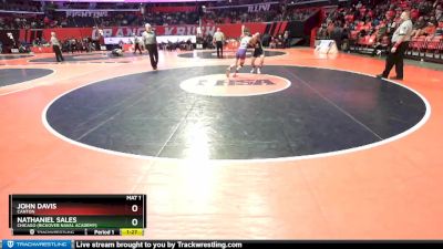 1A 120 lbs Cons. Round 1 - Nathaniel Sales, Chicago (Rickover Naval Academy) vs John Davis, Canton